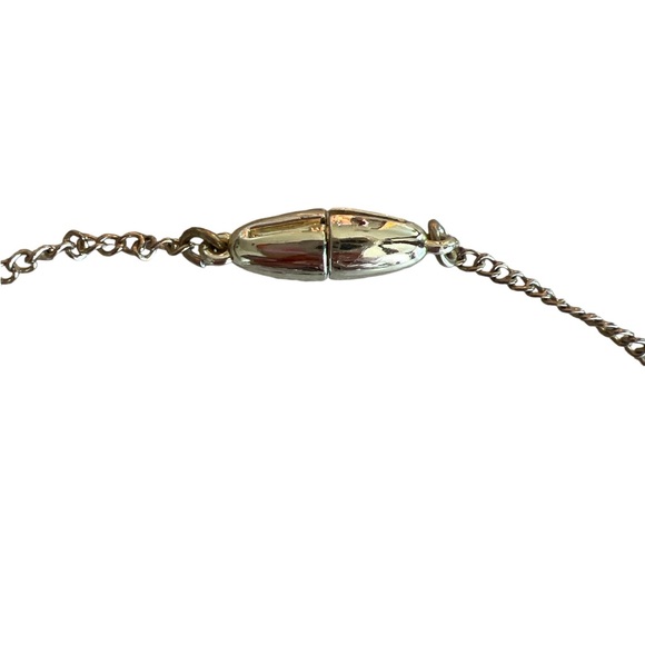 Disney Beauty & The Beast Necklace Rose Gold Tone 14" Childs Safety Clasp Dangle - Picture 2 of 4